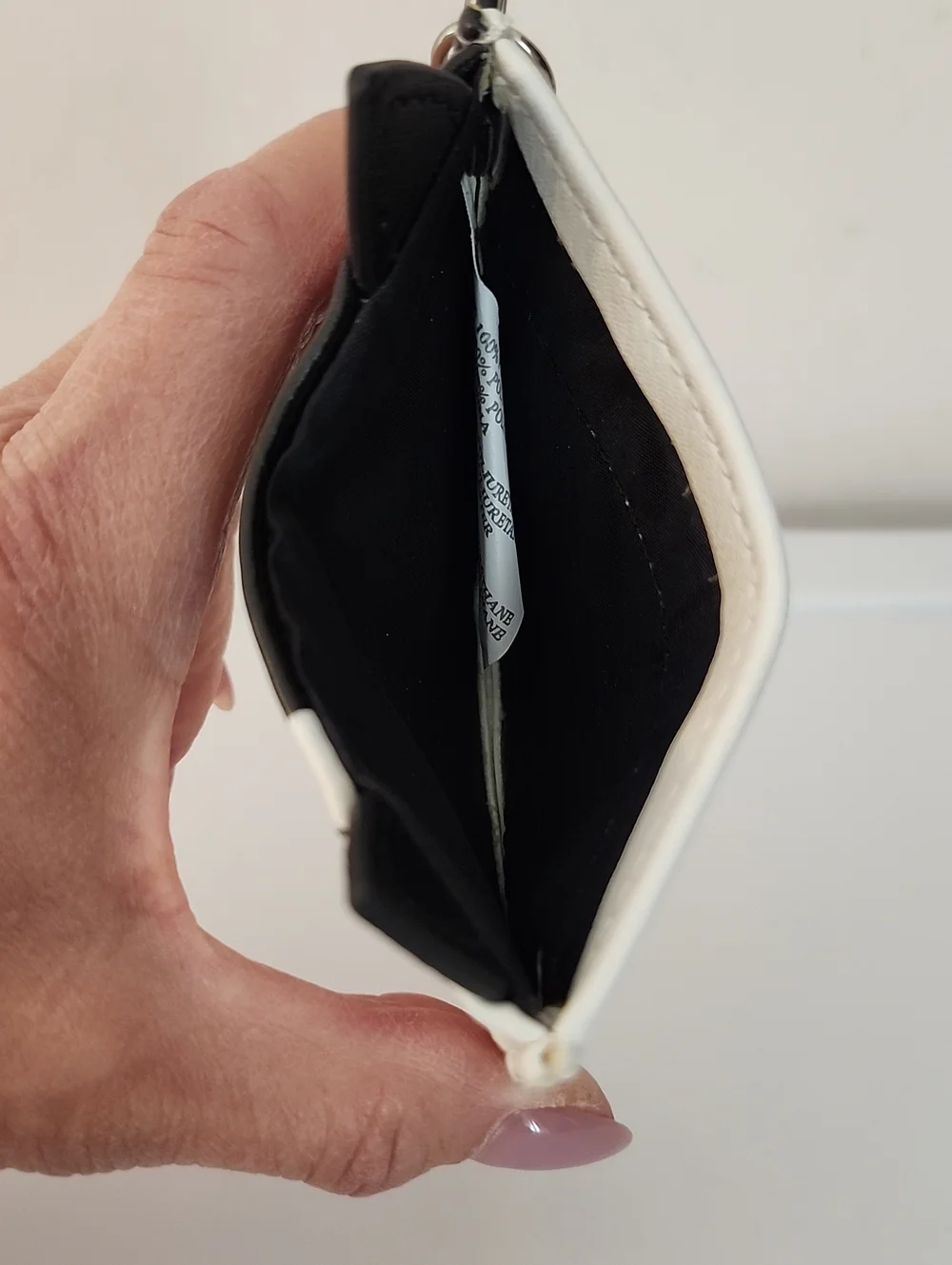 Steve Madden Neoprene Sling Bag w/Free SM Card Wallet Keychain (New)